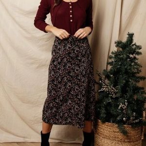 Bohme Delia belted midi skirt